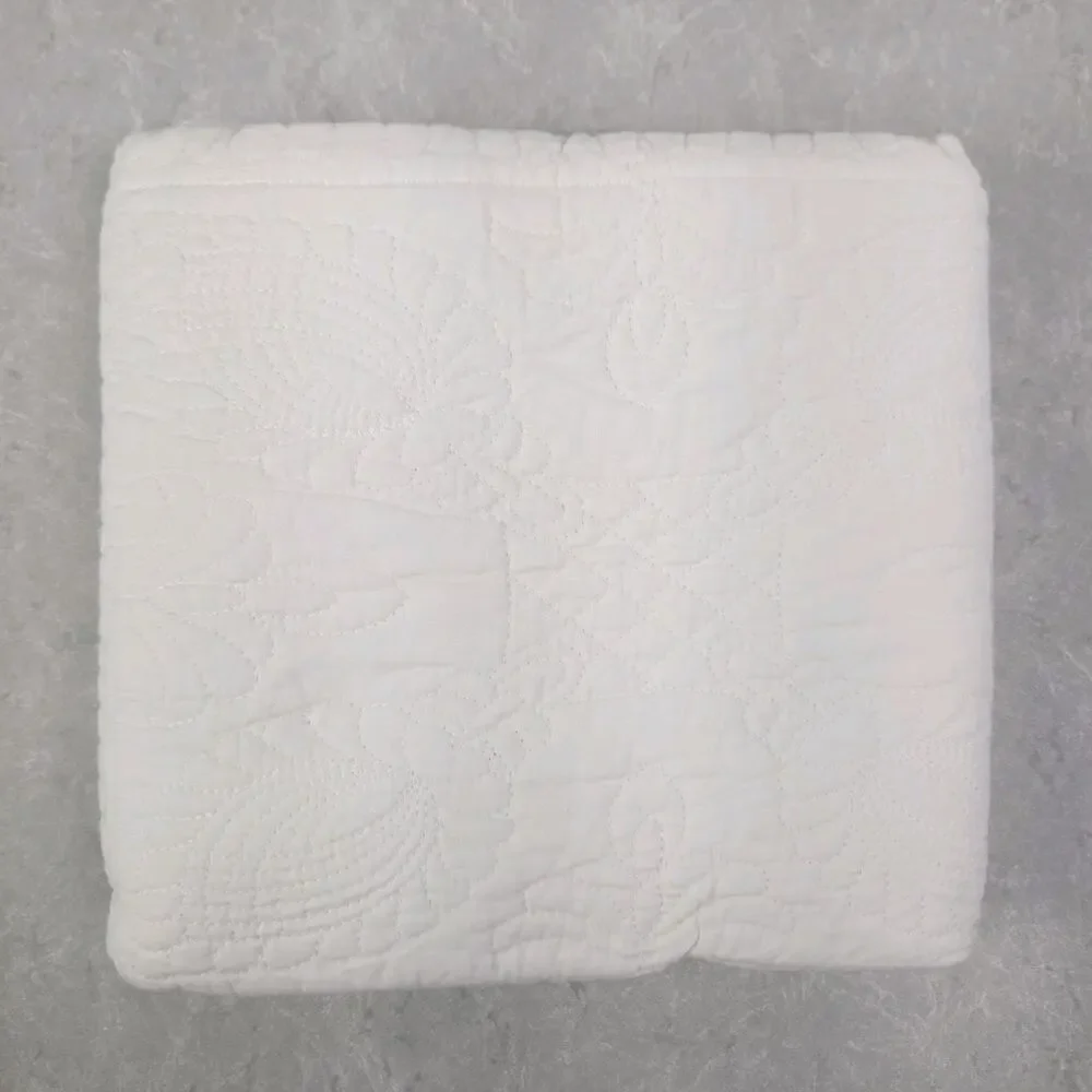 C&F HOME Standard Quilted Pillow Sham Cream Cottage Shabby Minimalist Farmhouse